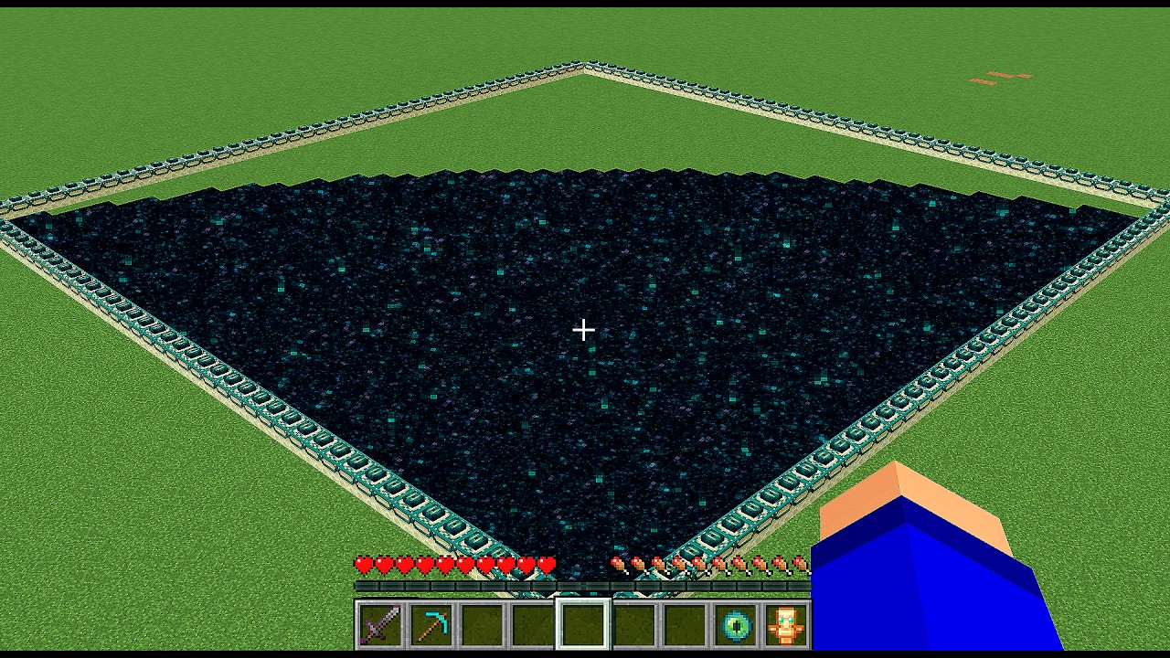 EU FIZ O MAIOR PORTAL DO MINECRAFT na Creative Squad 4