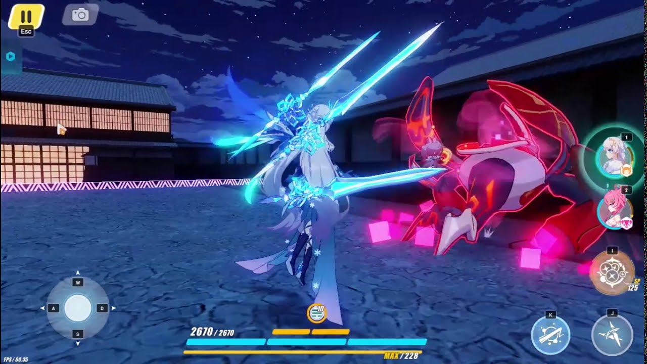 WTF *Glitch* in Honkai Impact 3rd - AI Fighting at walls?