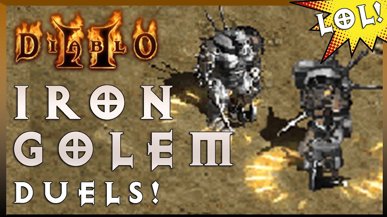 Дуэли Железных Големов! | Боевые боты Diablo 2