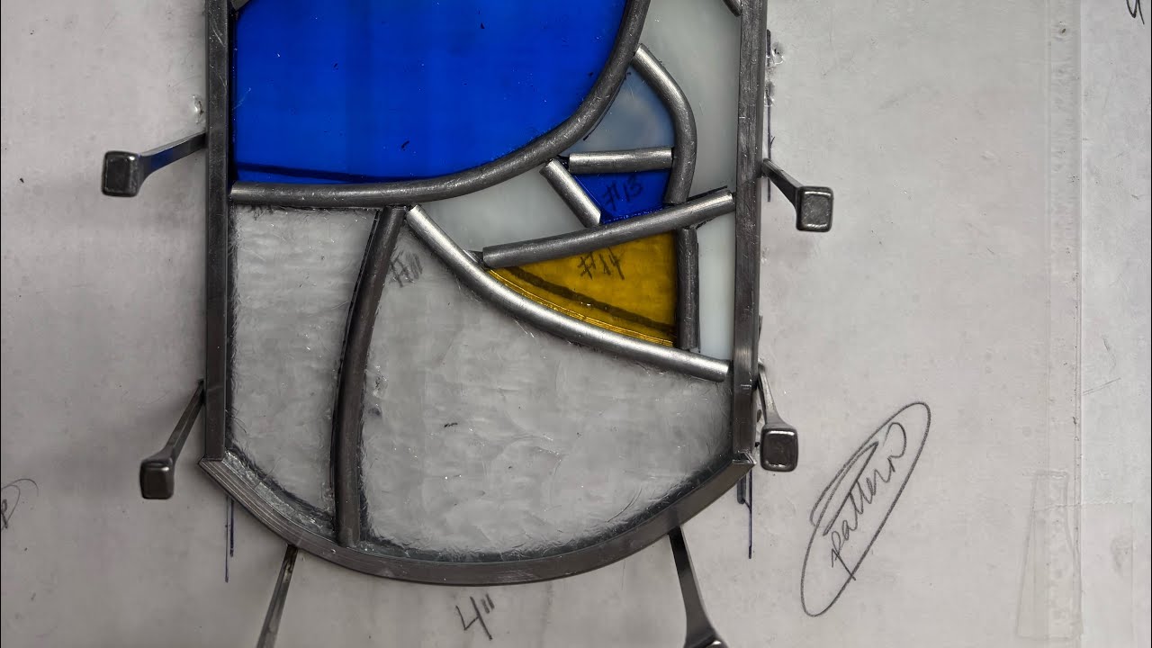 Time to solder - leaded stain glass 