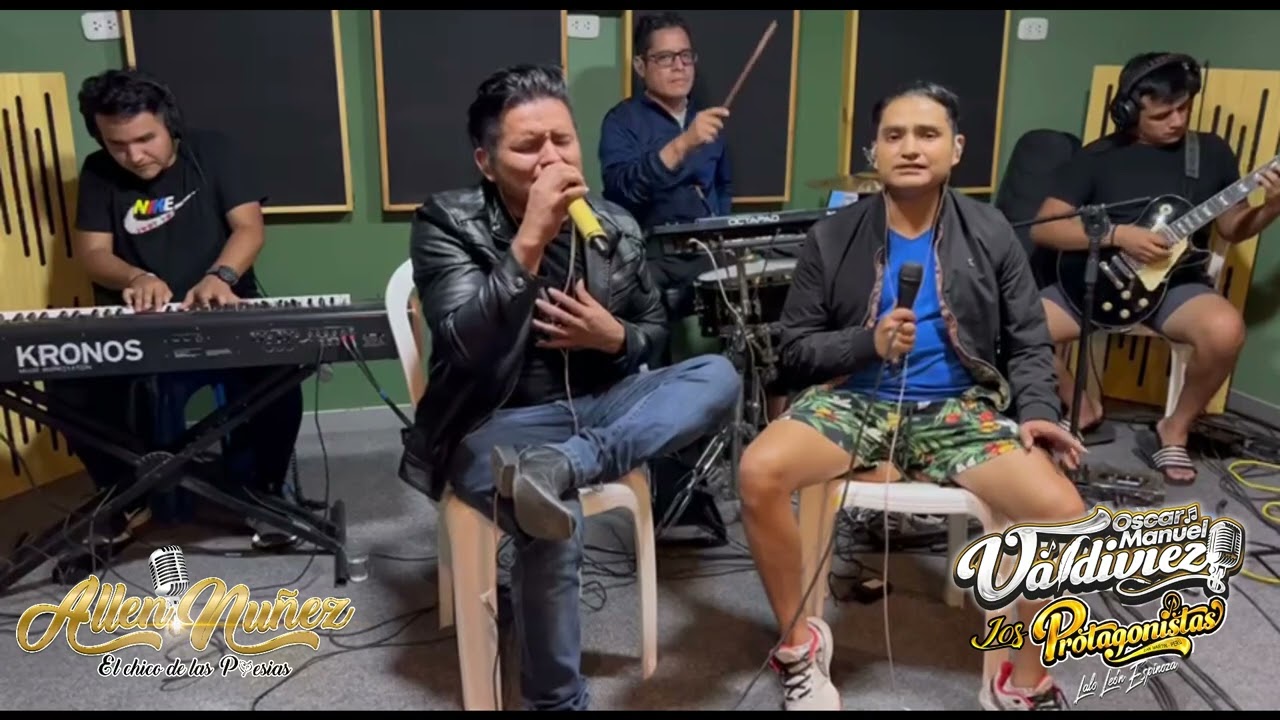 Mi Angel En El Cielo  acústico Oscar Manuel Valdiviezo/Allen Nuñez/ invitación 1er aniversario