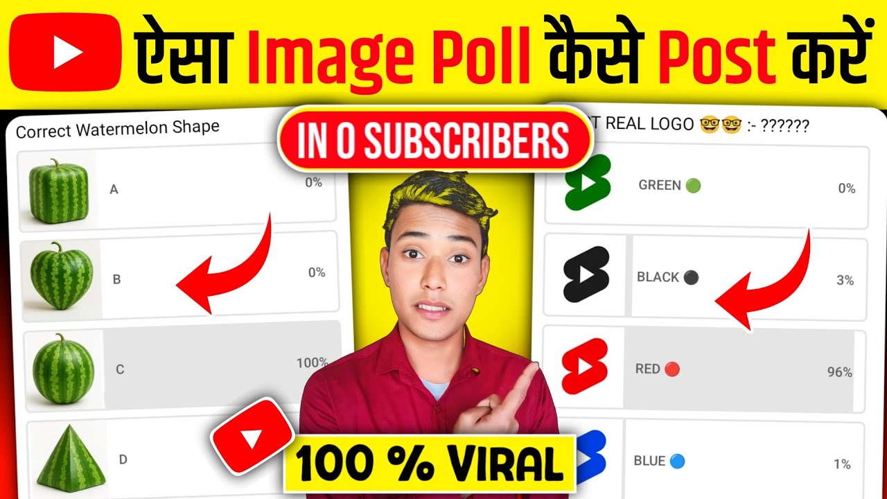 Aisa Image Poll Kaise Post Kaise Kare 2025 | Youtube Par image Poll Post Kaise Kare | 100% Viral