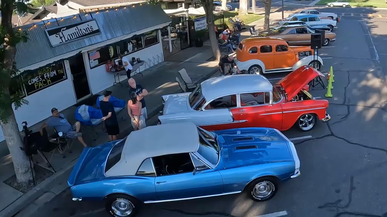 Hamilton's Classic Car Run - Hughson California. 4k
