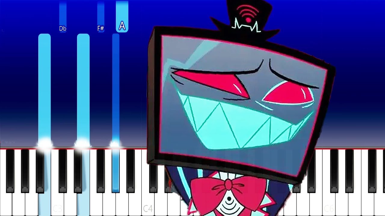 How to Play - Bad With Us - Hazbin Hotel S2 (Piano Tutorial)