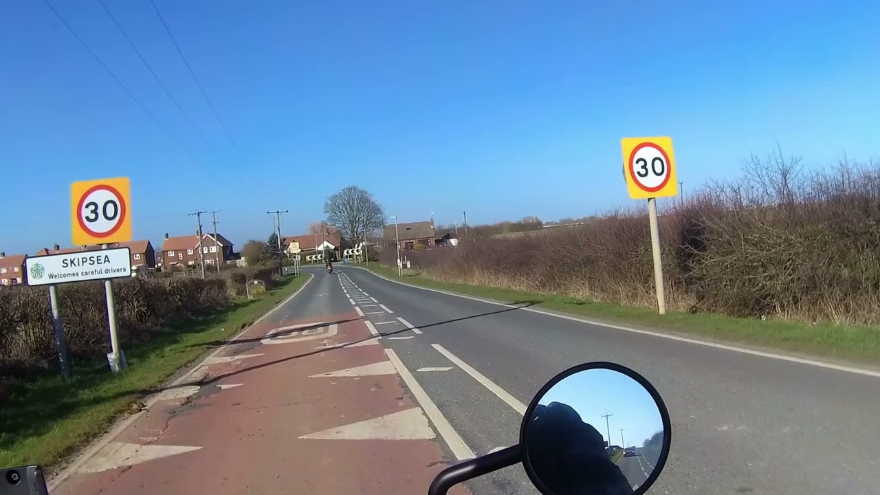 Honda CMX500 Rebel SE, (Hornsea to Wansford Lock)