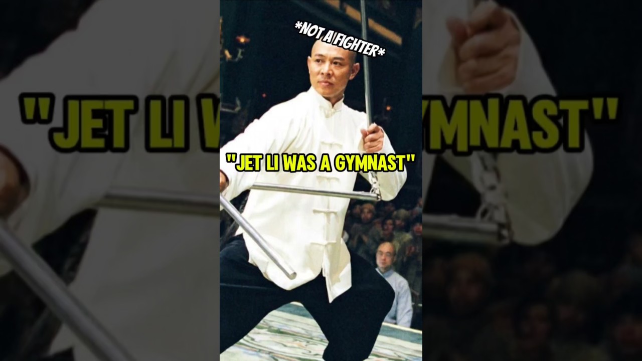 Jet Li was a gymnast, not a fighter 😱 #kungfu #ufc
