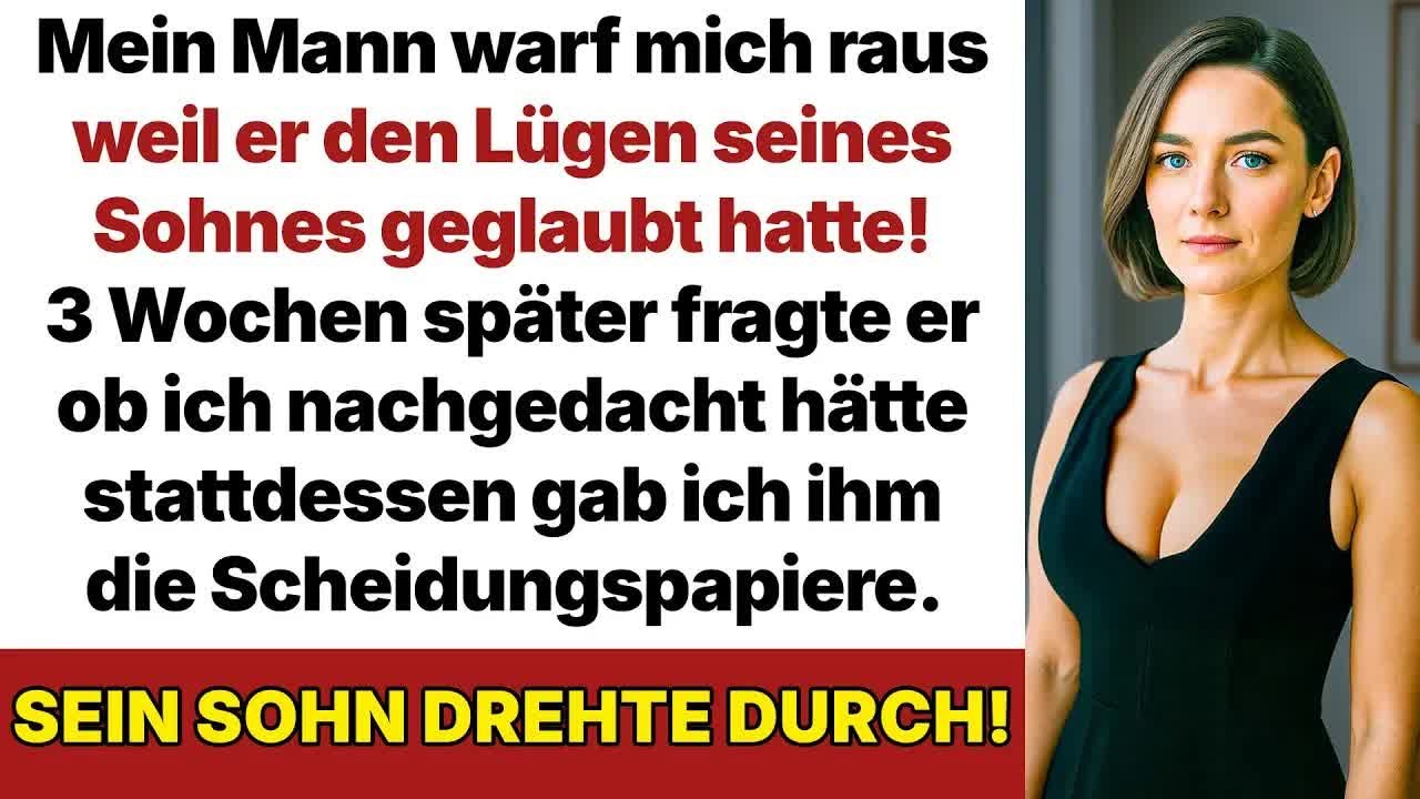 Sie warfen mich wegen Lügen raus – jetzt hat meine Scheidung ihre Welt auf den Kopf gestellt!
