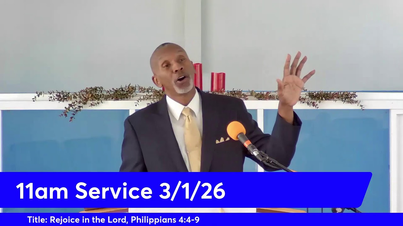 11 am Service, 3-1/26