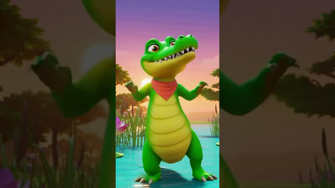 Skip, Tap, Chomp! 🐼🐊 Fun Action Song for Kids