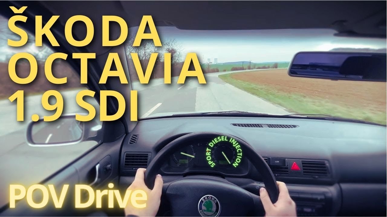 Škoda Octavia 1.9 SDI 50kw STOCK (2002) | POV Drive