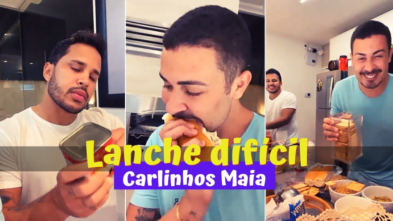 Será que esse lanche sai?  😂😂 | Carlinhos Maia🌻