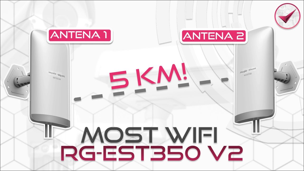 5 KILOMETR&Oacute;W ZASIĘGU WIFI! Test most&oacute;w Ruijie RG-EST350 V2 #tosiekameruje
