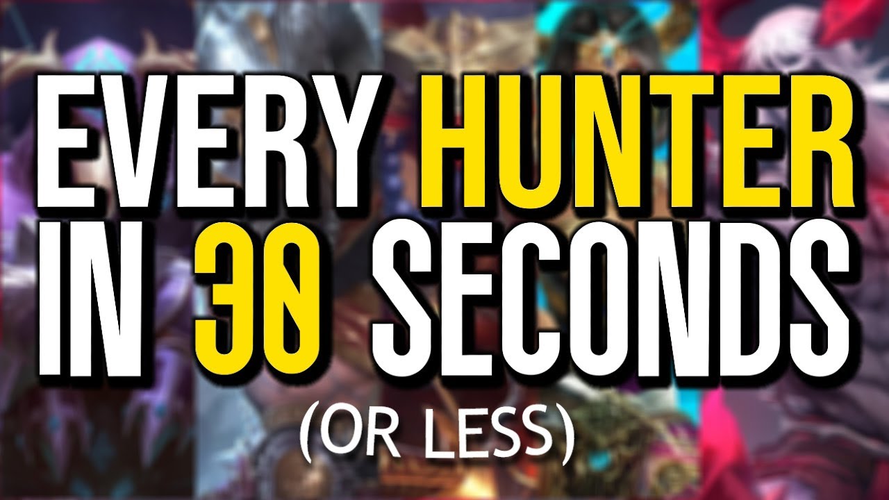 КАЖДЫЙ ОХОТНИК В SMITE: объясню за 30 секунд (или меньше!)