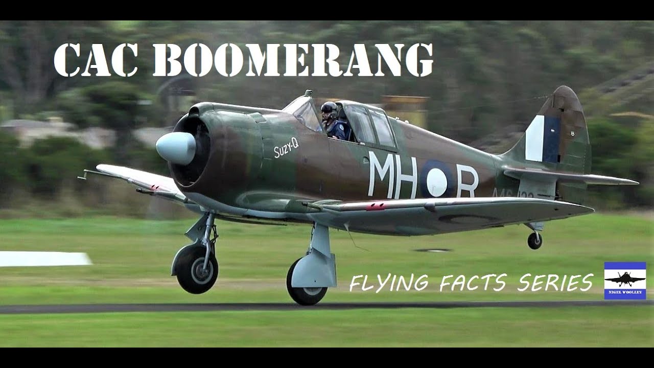 CAC Boomerang Fighter Aircraft  -  Flying Facts Series