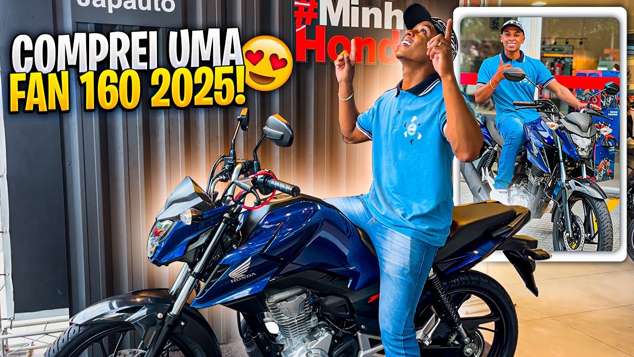 SAINDO DA HONDA DE FAN 2025 AZUL! 💙