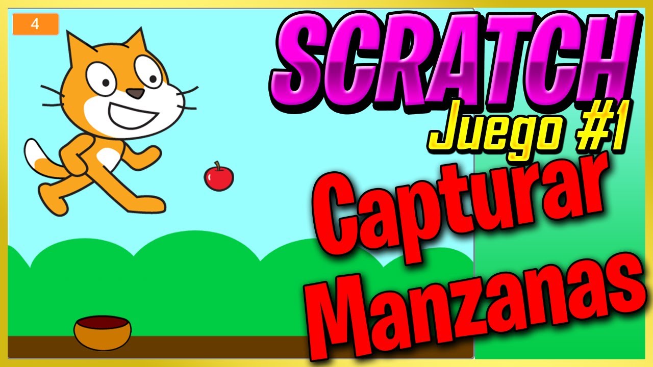 Juego en scratch #1 Captura manzanas