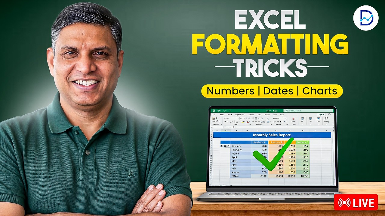10 Excel Formatting Tricks to Make Reports Look Professional Part-2