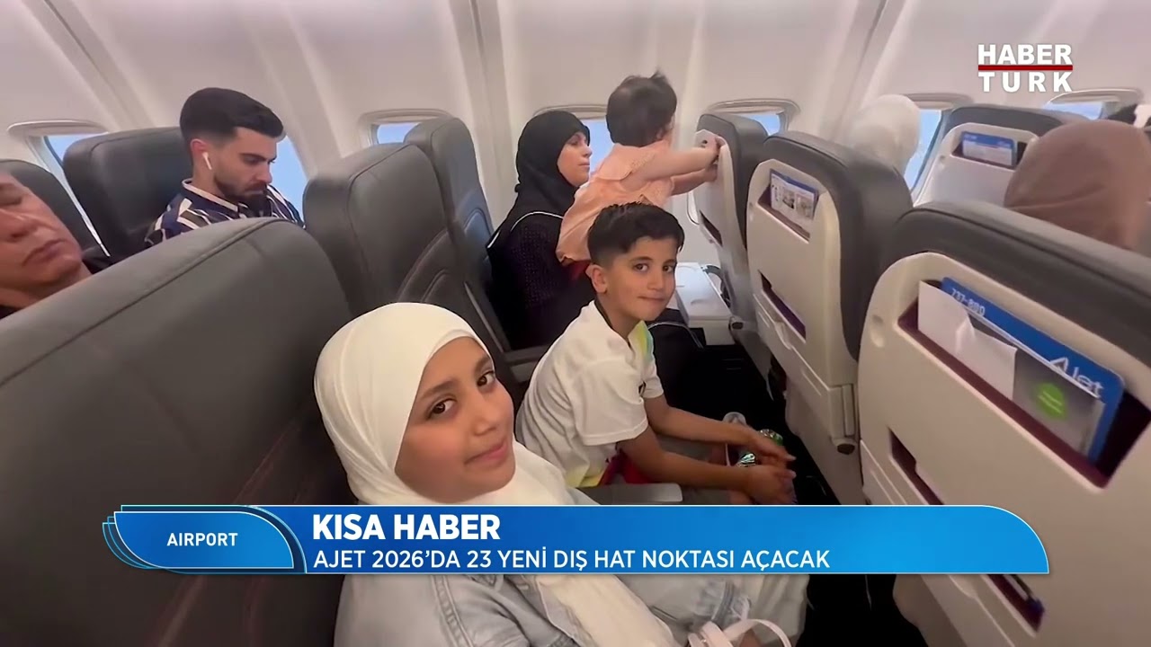 AJet, 2026’da 23 yeni dış hat noktaya uçuş başlatacak