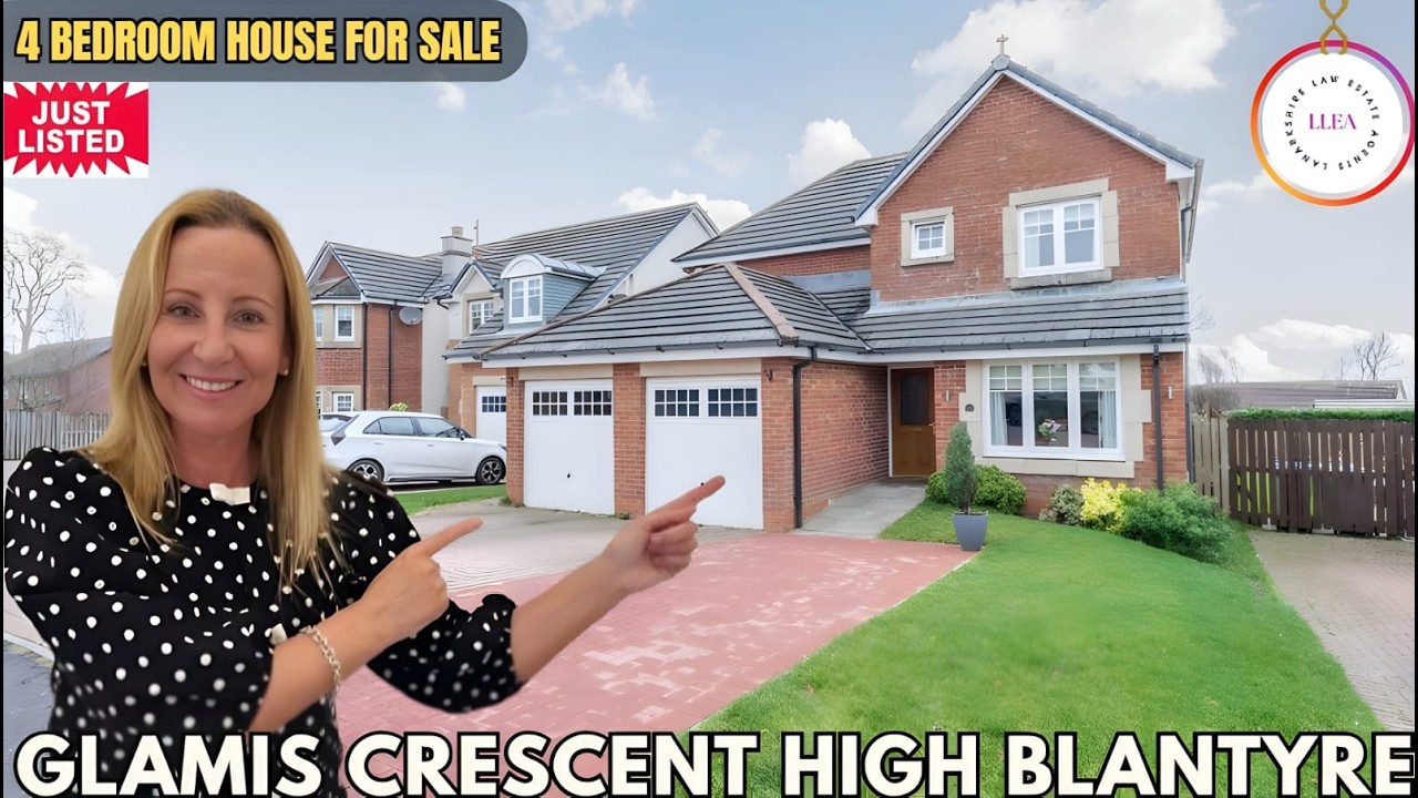 4 Bedroom Detached House for Sale in Blantyre | Glamis Crescent Property Tour | Scotland Property