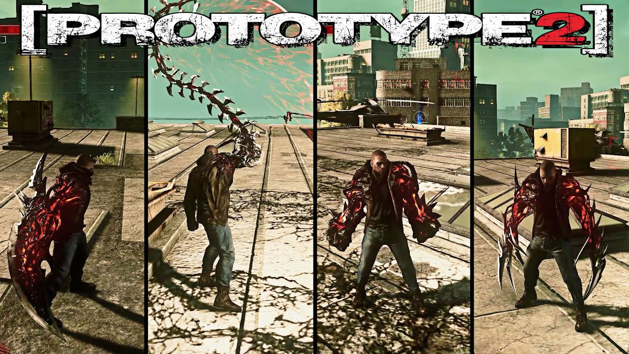 Prototype 2 All Skins And Weapons & ultimate abilities