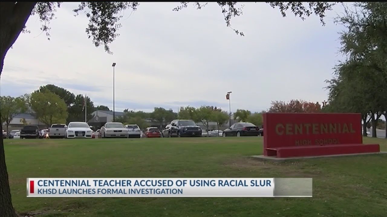 Centennial teacher accused of using racial slur