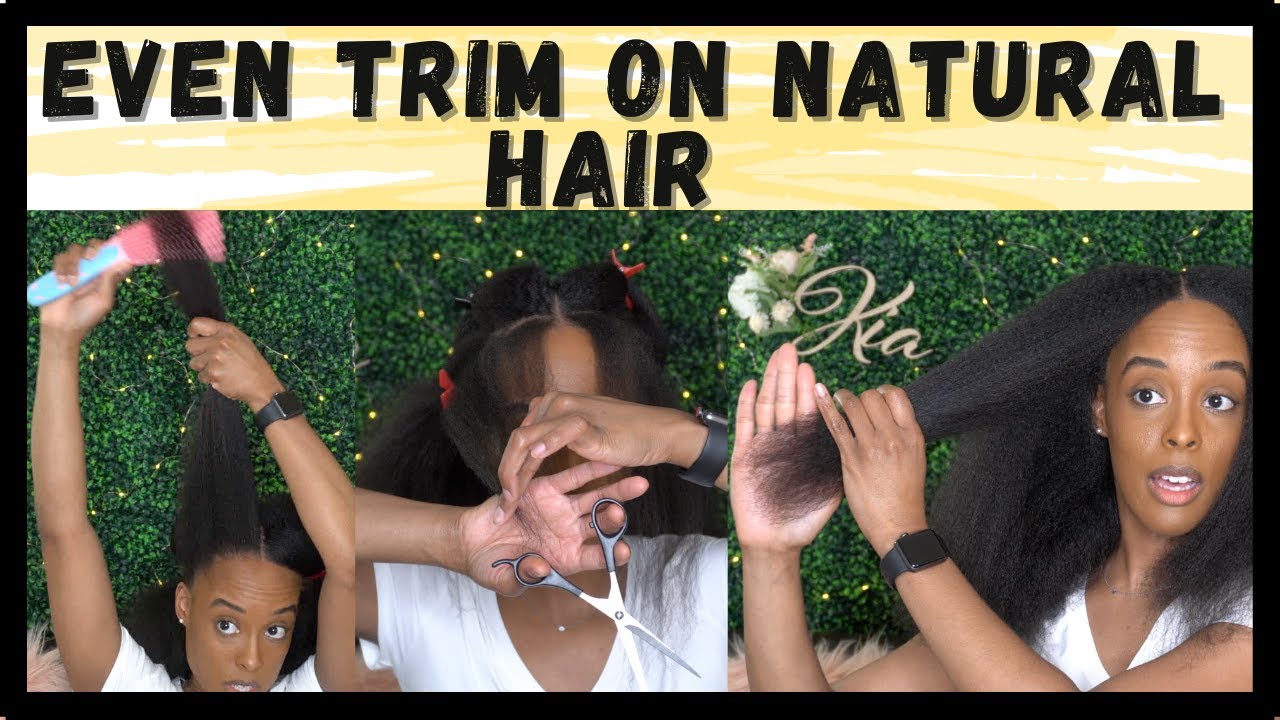 HOW TO TRIM YOUR OWN NATURAL HAIR: Trim Natural Hair with Deeper Than Hair TV Tutorial | Kia Rene