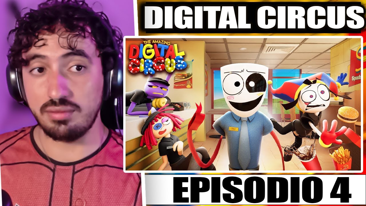 O Incrível Circo Digital - Episódio 4: UM DIA A MÁSCARA CAI | Leozin React