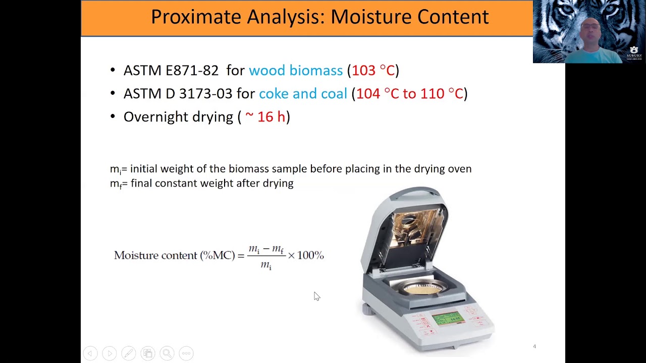 Biomass Proximate Analysis