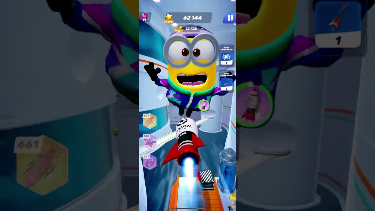 80’s Fitness minion in vector’s fortress(minion rush unity part 4)