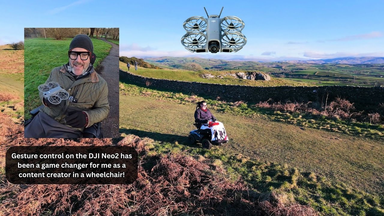 The DJI Neo2 is a game changer for me as a wheelchair user and content creator