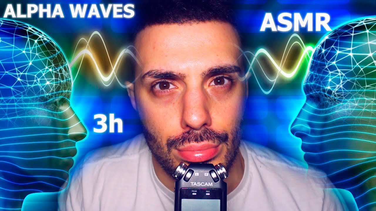 ASMR Alpha Waves Improve your MEMORY and CONCENTRATION 3 HOURS (for sleep,study,relax)