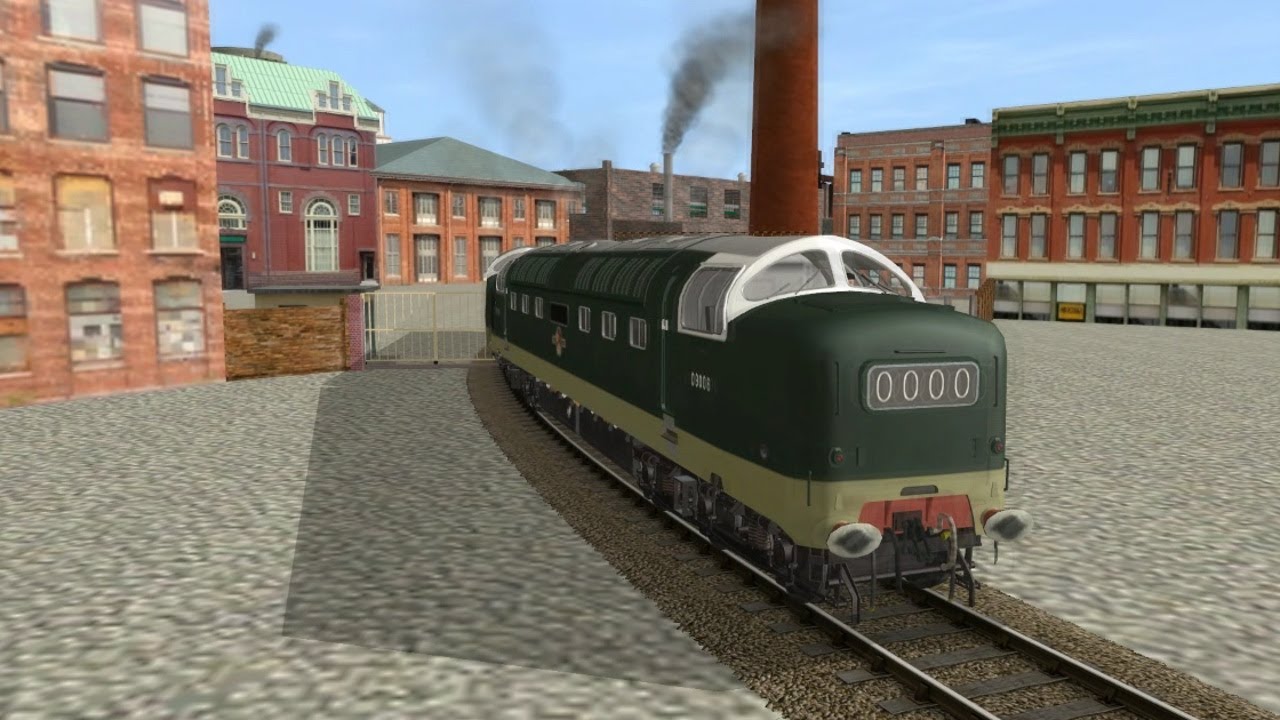 New Deltics leave Vulcan foundry (trainz 2012) LOCO TV UK.