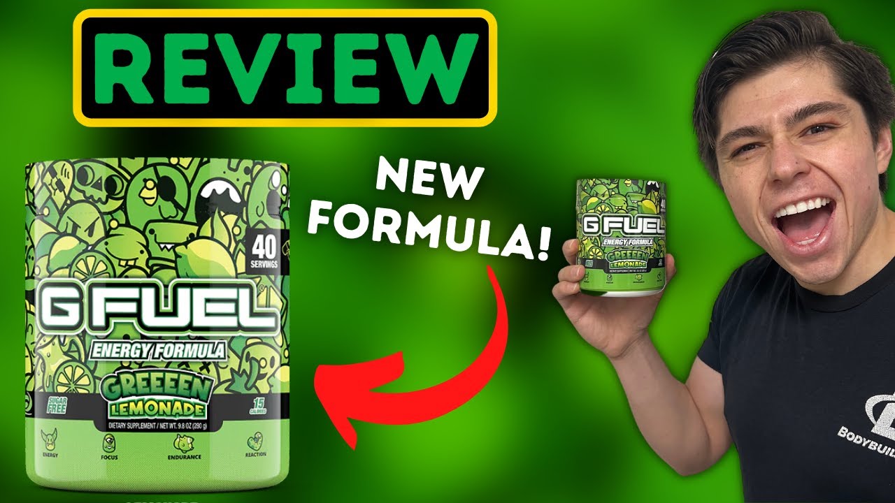 NEW Green Lemonade GFUEL Flavor REVIEW!