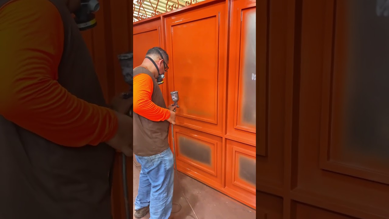 Pintura de prote&ccedil;&atilde;o com o Zarc&atilde;o Laranja
