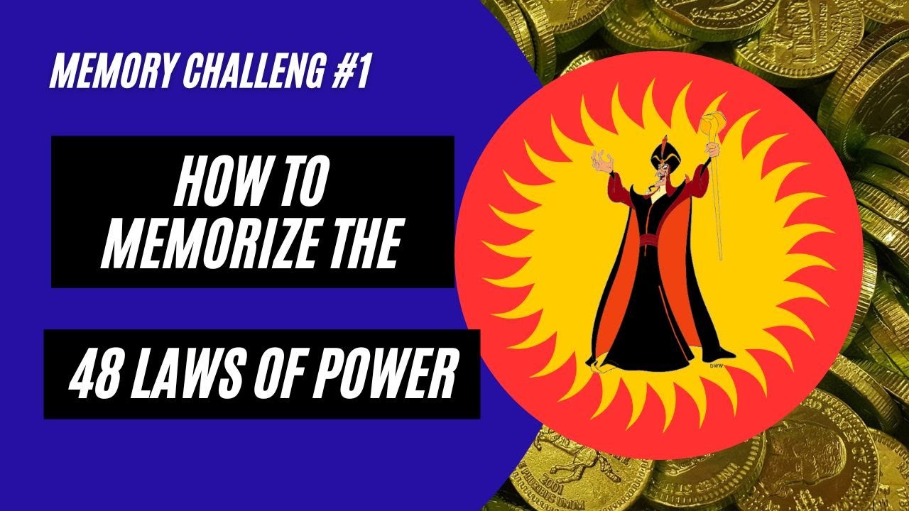 Learn How to Memorize The 48 Laws of Power | Memory Challenge #1