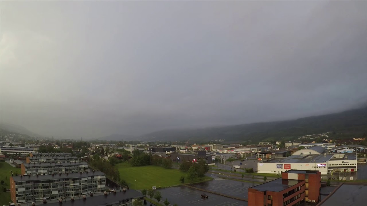 Thunder and lightning, Drammen, Norway, 06.06.2019