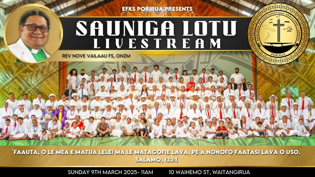 Sauniga Lotu EFKS Porirua 9th March 2025