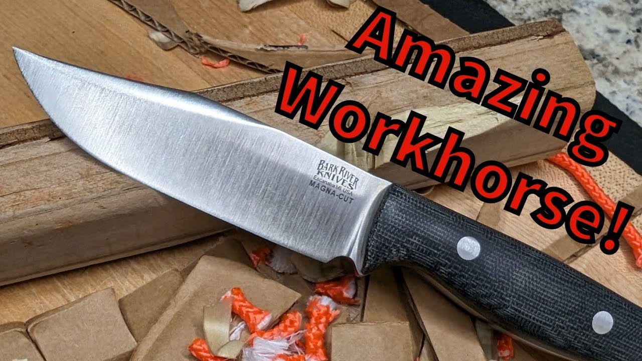 This convex ground Bark River fixed blade is a winner