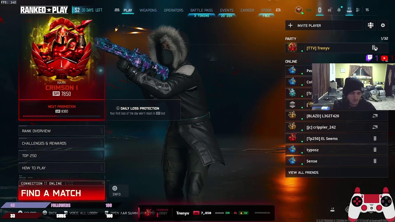 Bo7 Ranked Play(No Delay W music on Twitch)