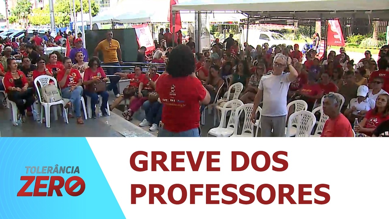 Greve de professores da Rede Estadual tem início nesta segunda-feira ( 09 ) - TZ