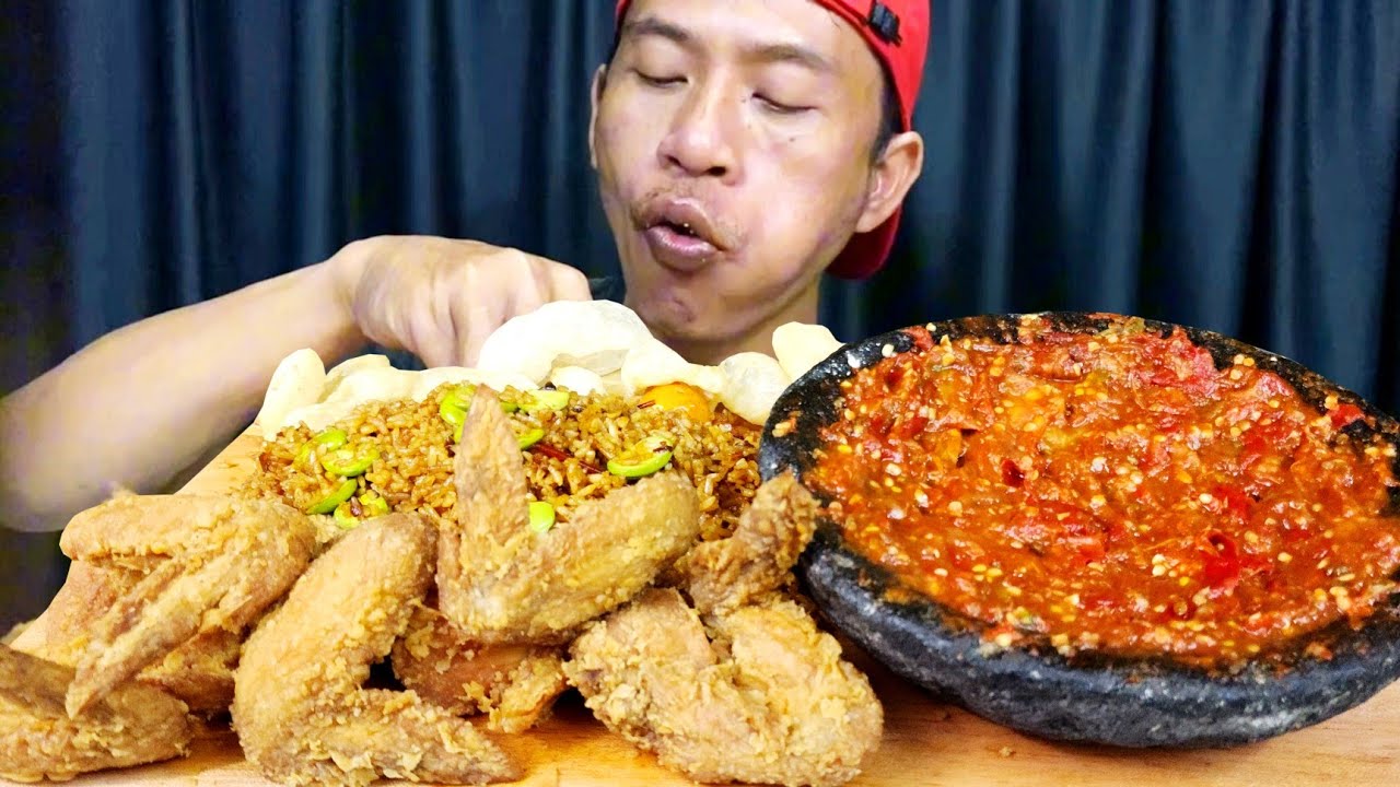PORSI KULI..‼️NASI GORENG JUMBO AYAM GORENG SAMBEL MECON