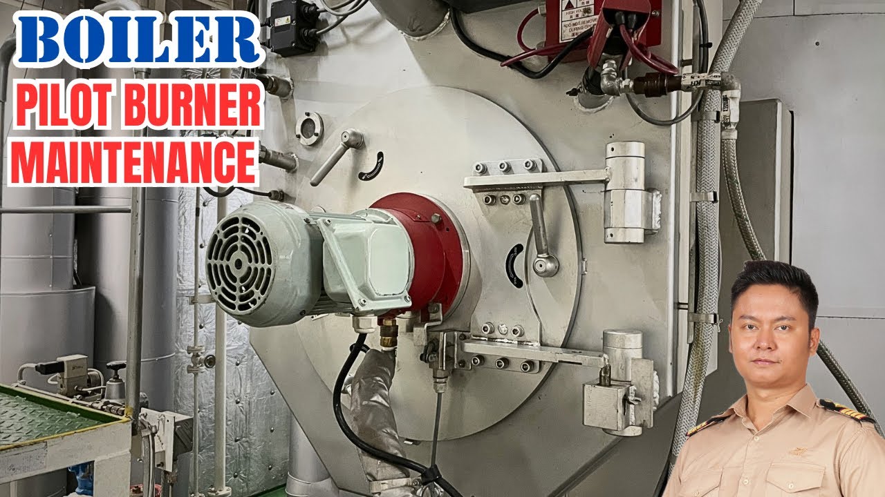 [SUNFLAME] BOILER Pilot Burner Maintenance & Measurement | Marine Engineering | Technical Vlog : 038