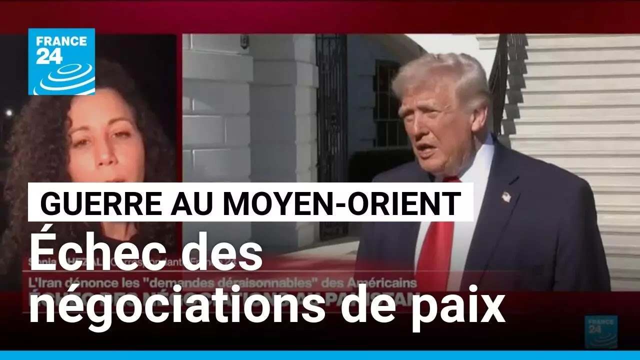 Les n&eacute;gociations de paix &Eacute;tats-Unis - Iran &eacute;chouent, JD Vance quitte le Pakistan &bull; FRANCE 24