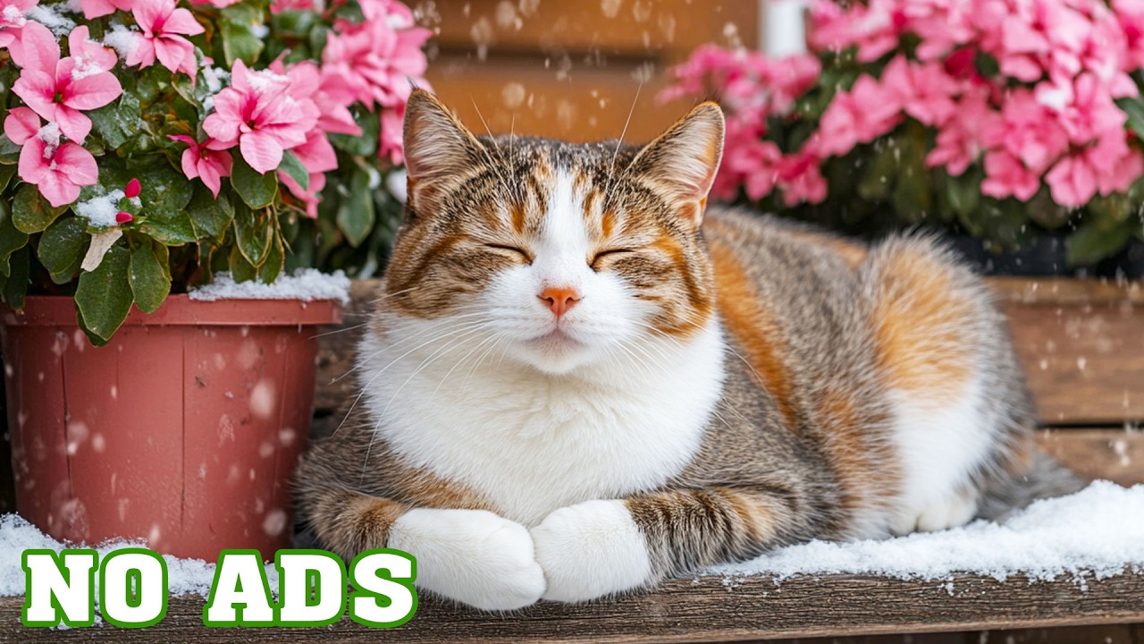 12 Hours Cat Relaxation Music 🐱 Deep Sleep Sounds for Anxious Cats | No Ads