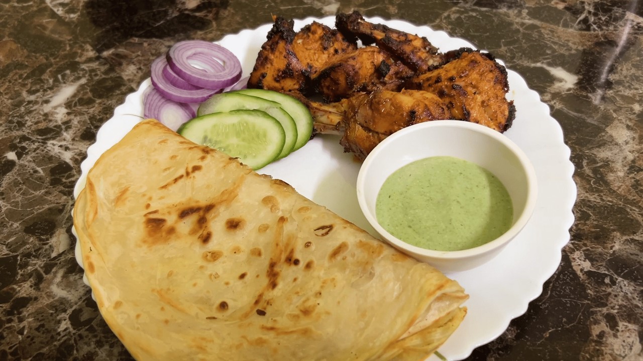 Air Fried Tandoori Chicken |  RESTAURANT STYLE TANDOORI CHICKEN IN AIR FRYER | CookingwithPapri