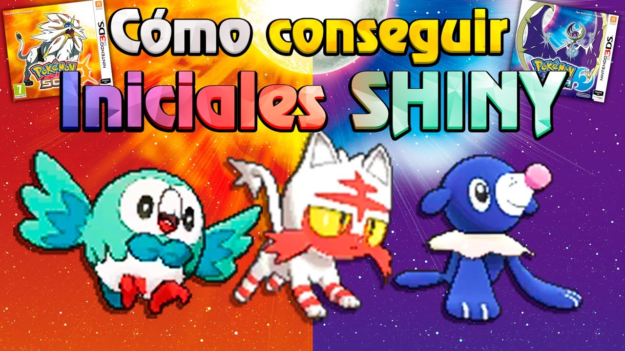 Cómo Conseguir INICIALES SHINY en Pokémon Sol y Luna
