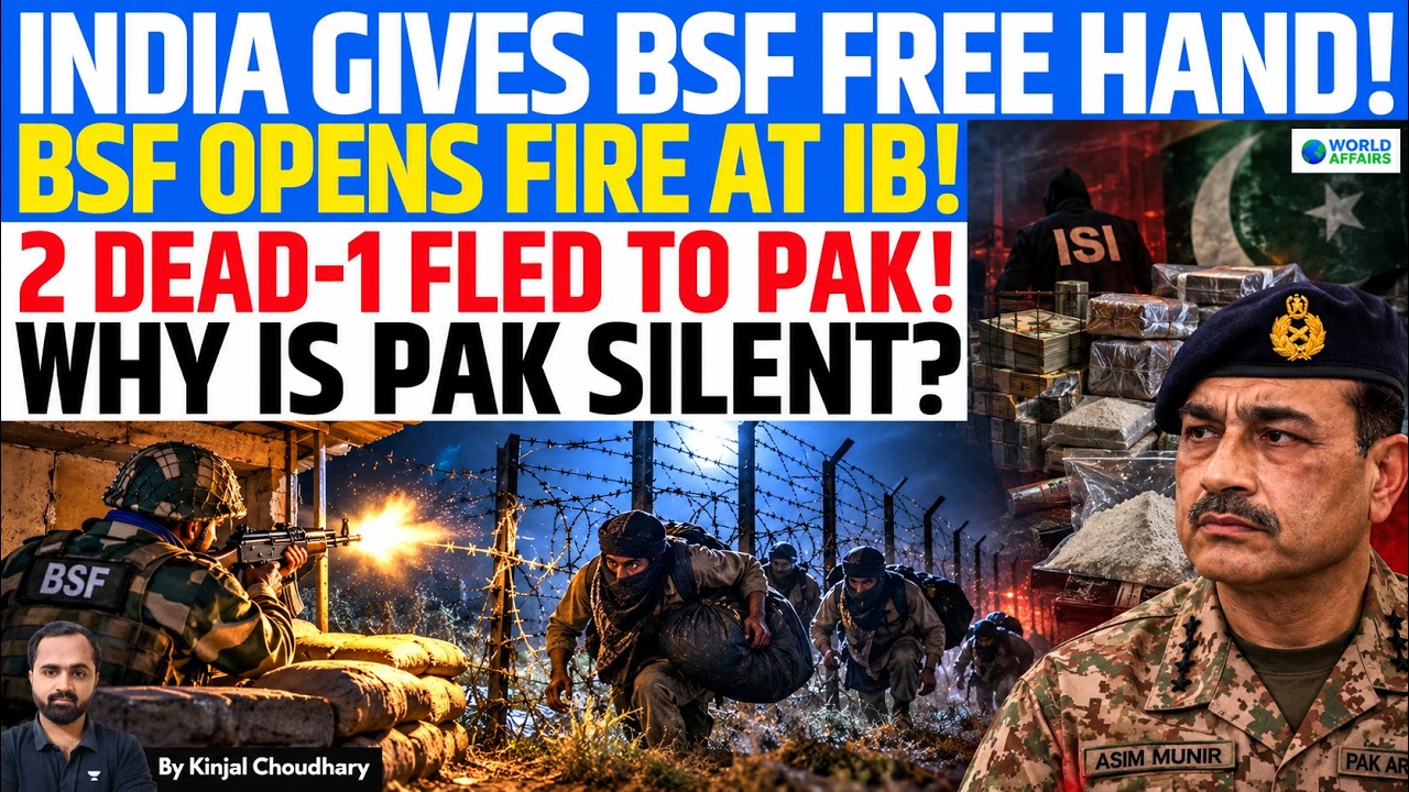 PAKISTAN'S NARCO TERROR WAR: BSF shoots 2 intruders dead, ISI drones drop AK-47s and heroin | Kinjal