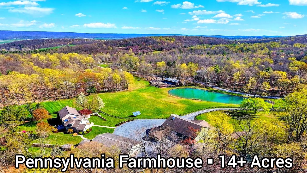Pennsylvania Farmhouse For Sale | $350k | 14+Acres | Pennsylvania Real Estate | $40,000 Down Payment