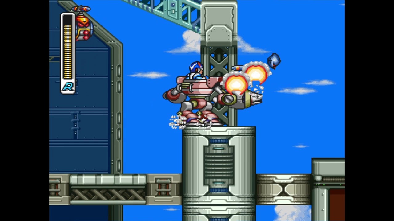 Showing where the Enhancement Chips are located in MegaMan X3