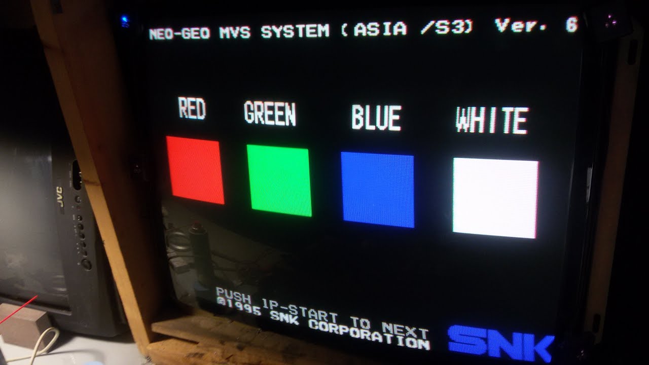 NeoGeo MVS VIDEO PROBLEM - SOLVED